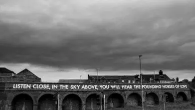 stoke on trent  robert montgomery 2019 stokeworks poem at longton railway station