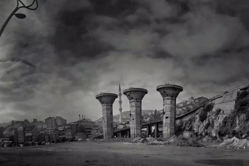 zonguldak  lavuar coal washing plant after demolition
