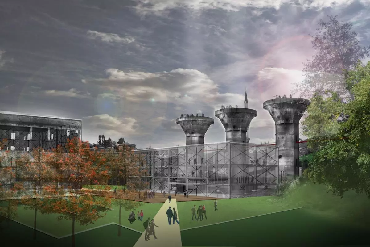 zonguldak  lavuar coal washing plant site after regeneration